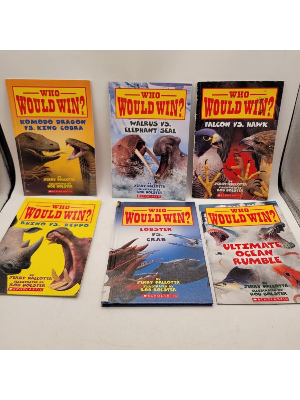 Who Would Win Lot of Beginning Reader Books by Jerry Pallotta - BK315
